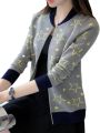 GREY COLOR COTTON LONG SLEEVE CASUAL WINTER JACKET FO WOMEN .. 