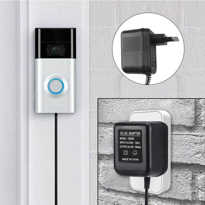 AC%20Doorbell%20Power%20Adapter,%2018V%20500MA%20Doorbell%20Transformer,%2010M%20Cable,%20Compatible%20,%20Video%20Doorbell%20EU%20Plug%20-%20Image%206
