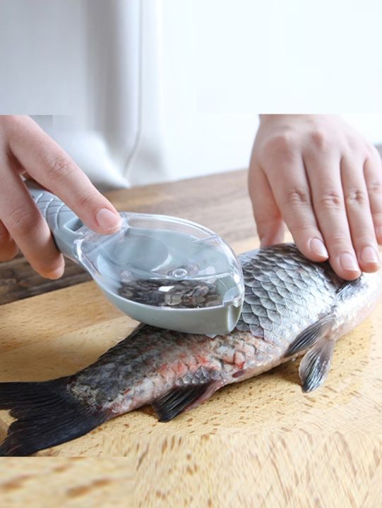 Fish Scraping Fishing Scale Brush Graters Fast Remove Fish cooking tool