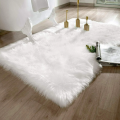 Soft Fur Carpet Circle Shape Washable Faux Fur Rug for Kids Bedroom Home Decoration (40cm).