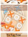 1pc Xo Tic Tac Toe Children Board Game Parent-child Interactive Logic Thinking Fun Game Children Puzzle Toys Gaming Gift.