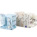 Retractable book stand for students Korean version of the book stand foldable bookshelf book baffle high school student desk storage metal. 