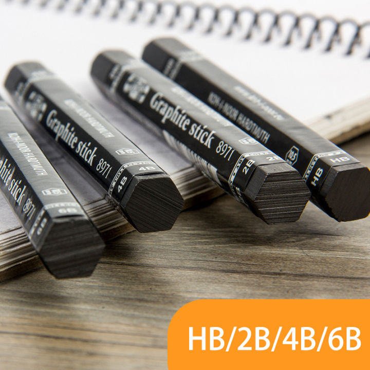 Koh-i-noor%201Pcs%20Graphite%20Rod%20Pencil%20Sketch%20Drawing%20Shading%20Graphite%20Stick%20Pencil%20Lead%20Black%20Square%20HB%202B%204B%206B%20Art%20Supplies%20-%20Image%205