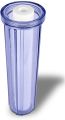 Whole house water filter purifier system, transparent 20 "housing with pressure relief buttons, 5 micron sediment water filter cartridge with 1/2" inlet outlet and 3 replacement filters (complete set.).