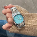 Godie Simple New Retro Fashion Round Square Steel Strap Quartz Watch Women's Casual Ladies Watch with Date.