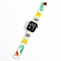 Kids Digital Watch Imported Silicon Cartoon Printed Strap Led Square Dial Electronic Wrist Baby Watch For Boys and Girls. 