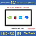 Touch screen micro snow 10.1-inch QLED screen LCD portable display secondary screen external Switch Raspberry Pi 5th generation. 