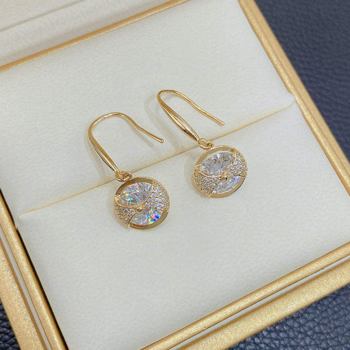 Korean%20Style%20Crystal%20Earrings%20Round%20Sparkling%20Imitated%20Diamond%20Gold%20Plated%20Hanging%20Earrings%20for%20Women%20Luxury%20Fashion%20Elegant%20Drop%20Earrings%20-%20Image%208