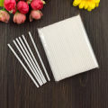 100 Plastic Lollipop Sticks Food Grade White Tube Candy Baking Plastic Sticks. 