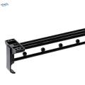 Pull Out Clothes Hanger Rod Heavy Duty Telescopic Closet Organizer Rack Wardrobe Clothing Rail 40cm. 