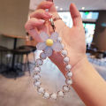 1Pc Colorful Flower Beaded Mobile Phone Charm Strap Chain Lanyard Women Girl Jewelry Phone Holder Beads Pendant Eatop.