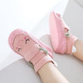 【LuckyBabyFans Store】（NEW）1 Pair Baby Sock Shoes Cartoon Expression Anti-skid Breathable Toddlers Floor Socks for Indoor. 