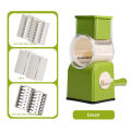 Qiunery Electric Cheese Grater, ABS Whirlwind Vegetable Cutting Household Vegetable Cutting Tool, Multi-Purpose Cheese Shredder Chopper For Vegetable, Cheese, Fruits Hand Cranked Drum Tool.