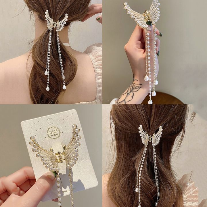Hair Clips For Women Stone Hair Accessories Butterfly Hair Clip