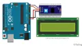 LCD display 16x2 with I²C interface Model 1602A. 