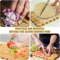 Practical Anti-Bacterial Wood Cutting Board Rectangular Non-sticky Kitchen Chopping Block Odor-Free Durable Steak Plate Meat Cutting. 
