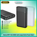 Remax RPP-166 20000 mAh Lango Series Power Bank. 