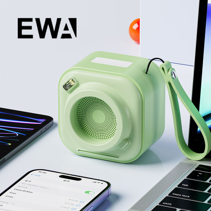 EWA A132 Retro Camera Bluetooth Speaker Wireless Mini Portable Indoor And Outdoor Heavy Bass Bluetooth 5.0 Cute Creative Speaker