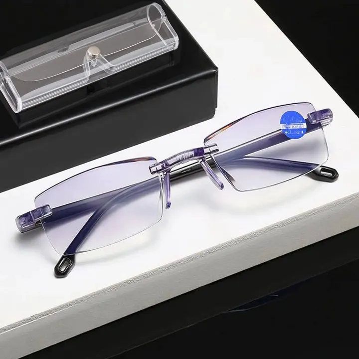 Intelligent%20Zoom%20Glasses%20New%20Anti%20Blue%20Ray%20Reading%20Glasses%20Men%20Women%20Rimless%20Cutting%20Presbyopia%20Eyewear%20Prescription%20Glasses%20-%20Image%204