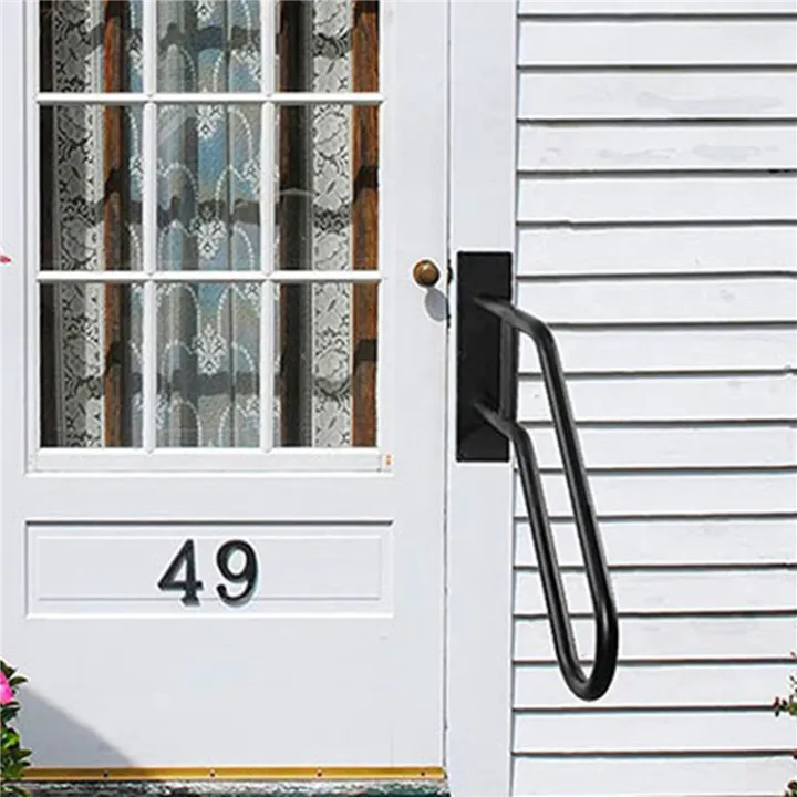 2X%20Secure%20Pipe%20Stair%20Handrails%20Staircase%20Handrails%20Iron%20for%20Wall%20Mount%20Stairs%20Indoors%20and%20Outdoor%20Black%20-%20Image%206