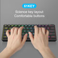 MageGee TS92 Wireless 60% Gaming Keyboard, Compact 61 Keys Rechargeable RGB Backlit Office Keyboard. 