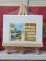 Keepsmiling Mini Display easel with Canvas 12X18 CM.