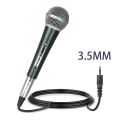 Universal 3.5mm 6.5mm Wired Microphone Dynamic Cardioid Unidirectional Handheld Microphone For Karaoke Meeting Room Computer Mic. 