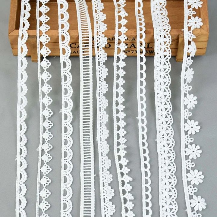 5%20Yards%20White%20Lace%20Milk%20Silk%20Water%20Soluble%20Embroidery%20Lace%20Ribbon%20Trim%20Fabric%20For%20Sewing%20Apparel%20Accessories%20Handmade%20DIY%20Crafts%20-%20Image%202
