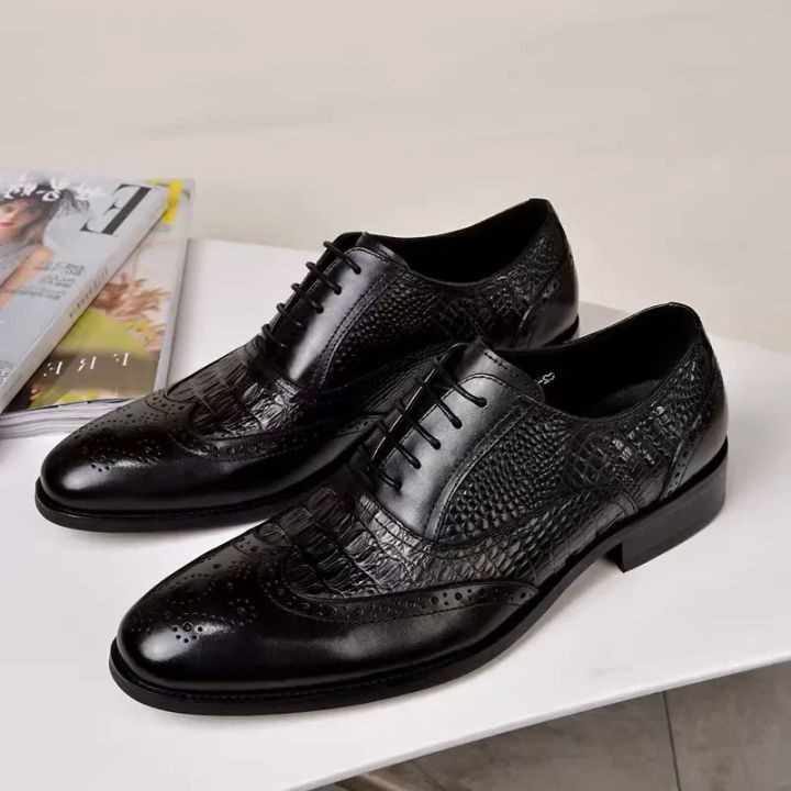 %E3%80%90selevn%20roind%E3%80%91%20Men%20casual%20shoes%20Brock%20Oxford%20retro%20crocodile%20leather%20men%20formal%20spring%20and%20autumn%202022%20new%20's%20for%20-%20Image%208