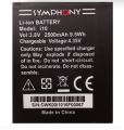 Symphony i10 Mobile Battery high quality -2500mAh. 