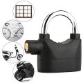 Security Alarm Lock for Bike and Door - Black.