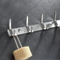 Wall-mounted Stainless Steel Coat Hook Bathroom Towel Hook Space Saving Kitchen Door Back Storage Hooks Robe Wall Hook. 