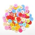 Generic DIY random color Set of 100 sewing buttons Craft for kids DIY toys, Plastic, Random Color, 20mm. 