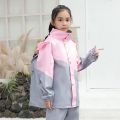 Children's Suit Raincoat Women Rain Pants Impermeable Waterproof Full Body Split Rain Poncho Outdoor Hiking Hooded Raining Coat.