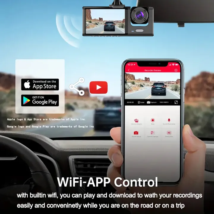 Car%20DVR%20WiFi%20Full%20HD%201080P%20Dash%20Cam%20Rear%20View%20Video%20Recorder%20Vehicle%20Black%20Box%20Parking%20Monitor%20Camera%20Dashcam%20Car%20Accessories%20-%20Image%204