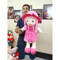 Smile Romper Baby Girl Doll Plush Toy Soft Cute gift. 
