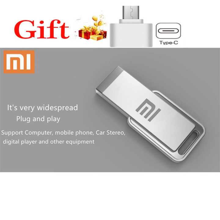 【original-Ready stock+FREE Shipping+COD】Xiaomi original Flash Drive 512GB 256GB 128GB 64GB USB2.0 Memory Stick Pendrives