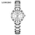 New Longbo Longbo Couple Watch Fashion Diamond Casual Waterproof Men's and Women's Watch Quartz Watch. 