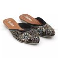 Girls Stone Covered Nagra Half Shoe. 