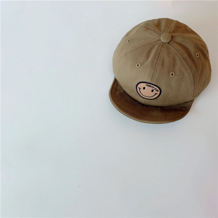 2%20to%207%20Year%20Old%20Baby%20Embroidered%20Smiley%20Baseball%20Cap%20Boys%20And%20Girls%20Soft%20Brim%20Sunhat%202022%20Spring%20New%20Kids%20Hat%20-%20Image%207