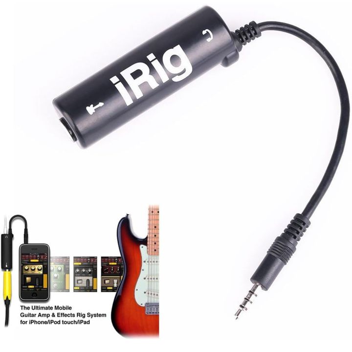 iRig Guitar Effects Interface Adapter Converter Guitar Tuner Instrument ...