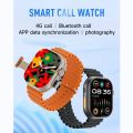 Sim Support T75 Smart Watch with SIM Card Slot, Bluetooth Calling, Fitness Tracker, Camera, Game, and App Sync – Stylish Touchscreen Smart Call Watch for Men Women. 