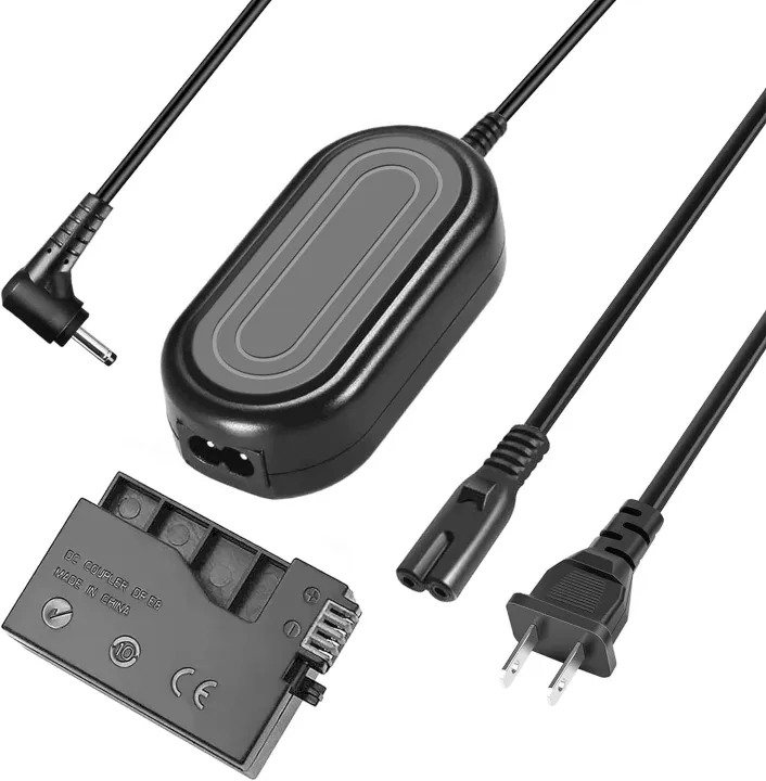 ACK-E8 Power Supply LP-E8 Camera Dummy Battery DR-E8 DC Coupler AC Adapter kit for Canon EOS Rebel T5i T4i T3i T2i, Kiss X6i X7i X5 X4, 700D 650D 600D 550D.