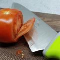 Stainless Steel Kitchen Knife with Protective Cover  Ultra Sharp Chef Knife for Vegetable, Fruit  Cutting Ergonomic Non-Slip Handle Kitchen Cutter. 