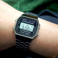 (Ready Stock) G .Shock A168 Men Watch Digital Sport Watch LED Display Water Resistant Shockproof and Waterproof World Time LED Light Sports Square Wrist Watches A168WGG-1A (copy original 1.1 premium). 
