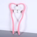 Neck Massager Therapy Neck and Shoulder Dual Trigger Point Roller Self-Massage Tool Relieve Hand Pressure Deep Massage.