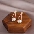 Fashion Lovely Geometric Senior Dangle Earrings Contracted Temperament Crystal Sweet Women Earrings Jewelry. 