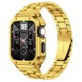 Stainless Steel Strap+Case For Apple Watch Band 49mm 45mm 44mm (not watch) bracelet Bumper Cover iwatch serie 4 5 SE 6 7 8 Ultra.