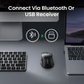 UGREEN Wireless Mouse Bluetooth 5.0 Ergonomic 4000 DPI 6 Mute Buttons For MacBook Computer Tablet Laptop PC 2.4G Mice Mouse.