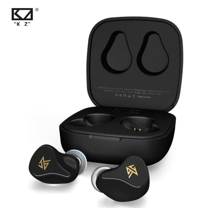 Kz z1 tws ট্রু ওয়্যারলেস ব্লুটুথ v5.0 ইয়ারফোন দ্বৈত চৌম্বকীয় ডায়নামিক গেম ইয়ারবাড টাচ কন্ট্রোল নয়েজ ক্যান্সেলিং স্পোর্ট হেডসেট
